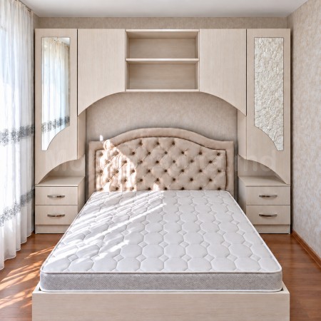 Mobilă pentru dormitor Iasomie A-2 cu dulapuri în jurul patului 140x200